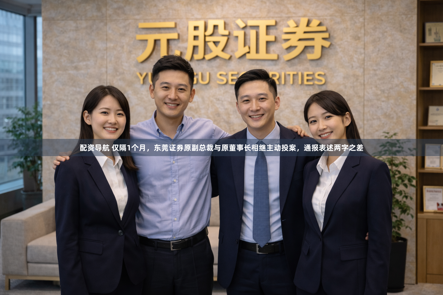 配资导航 仅隔1个月，东莞证券原副总裁与原董事长相继主动投案，通报表述两字之差