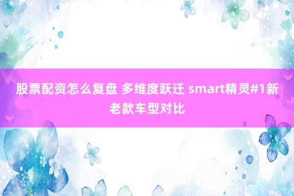 股票配资怎么复盘 多维度跃迁 smart精灵#1新老款车型对比